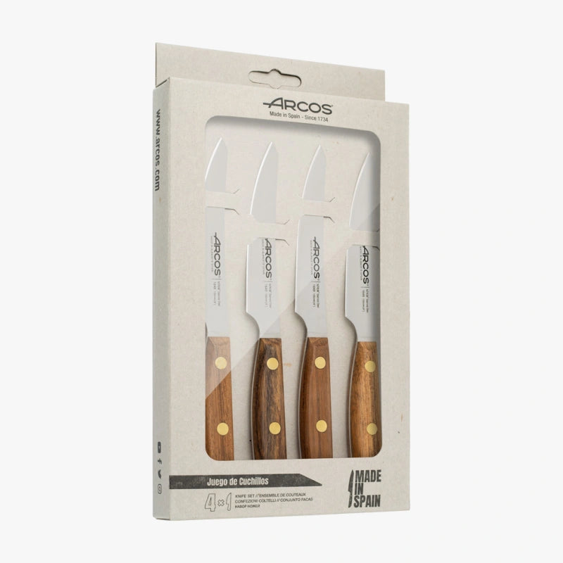 Set 4 pezzi. Coltelli bistecca Serie Nórdika 100 mm