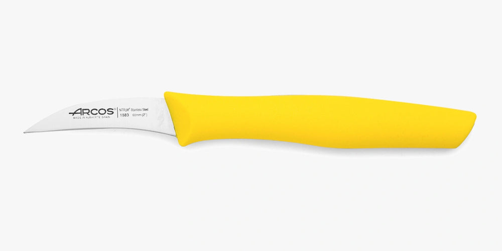 Cuchillo mondador Color Amarillo Serie Nova 60 mm