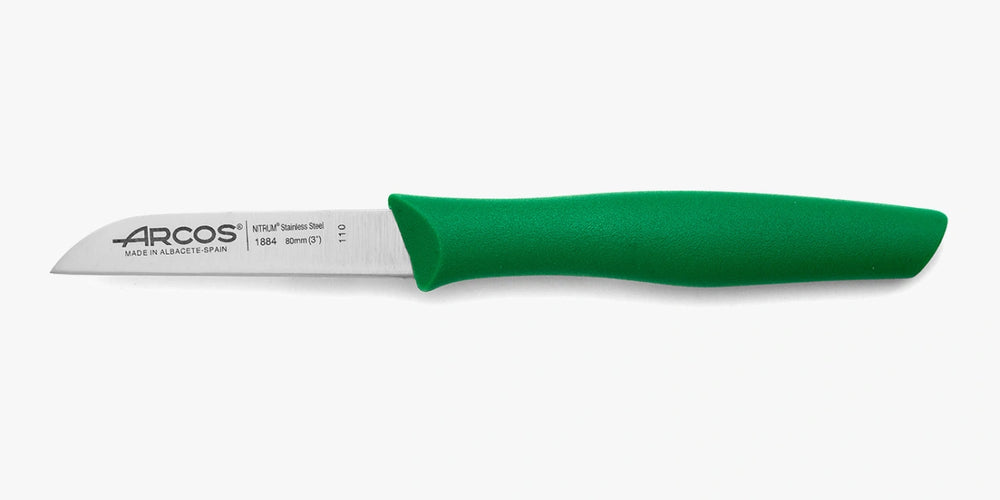 Cuchillo Mondador Color Verde Serie Nova 80 mm