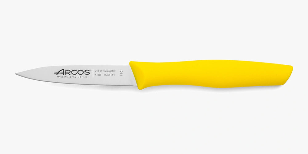 Coltello Spelucchino Colore Giallo Serie Nova 85 mm