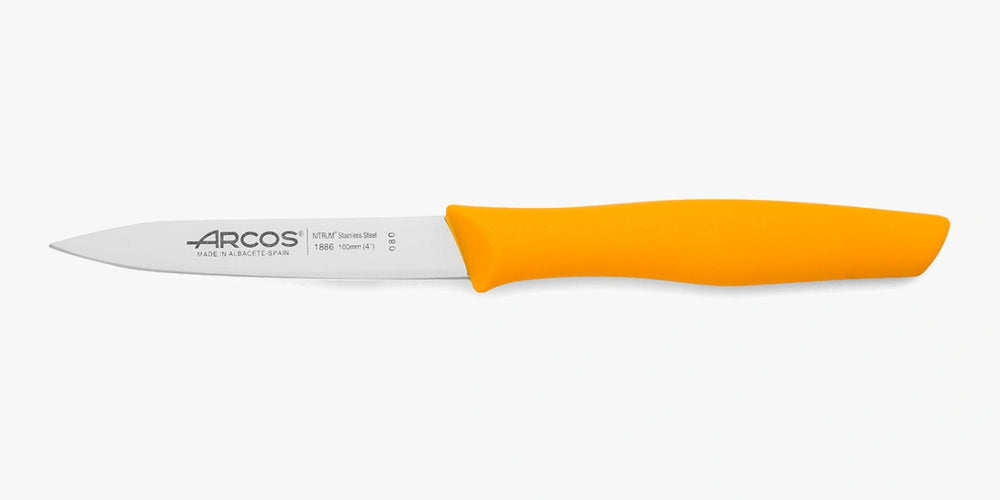 Cuchillo Mondador Color Mostaza Serie Nova 100 mm