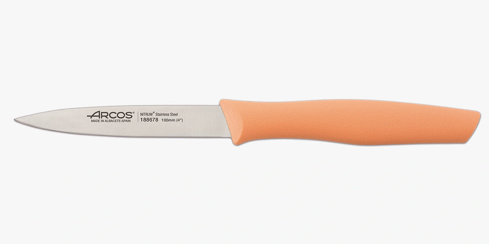 Coltello Spelucchino Color Coral Serie Nova 100 mm