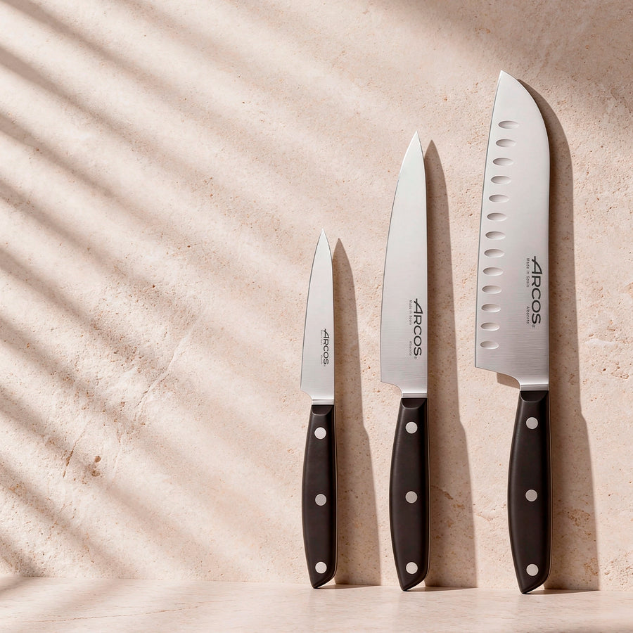 Cuchillo santoku alveolos 180 mm Serie Ibiza (4)