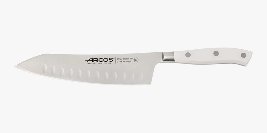 Rocking Santoku Serie Riviera Blanc 180 mm