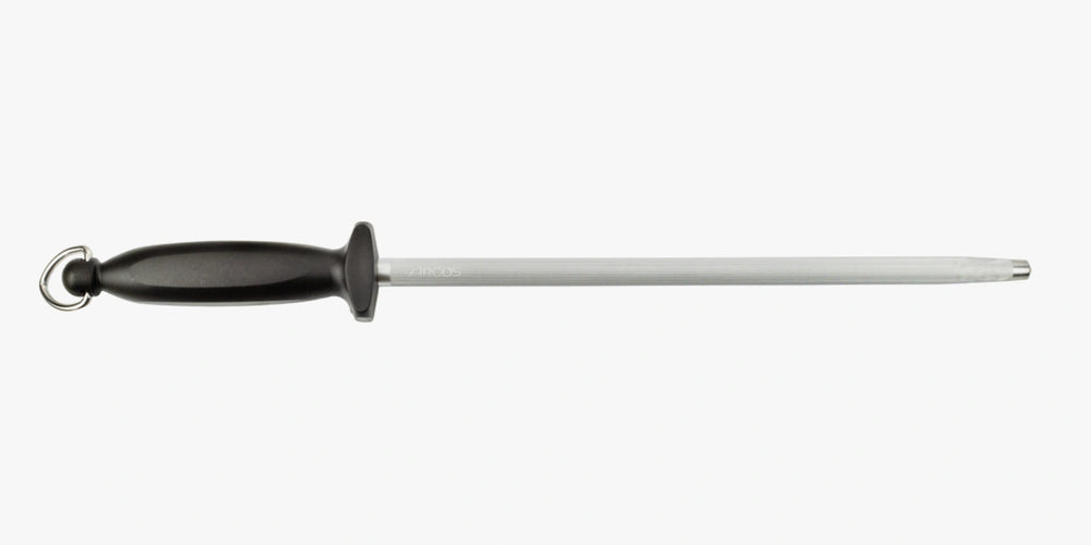 Fusil à aiguiser chrome grain fin Noir 300 mm Ø 13 mm