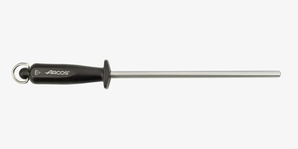 Fusil à aiguiser chrome et diamant mèche ronde 240 mm / Ø10 mm