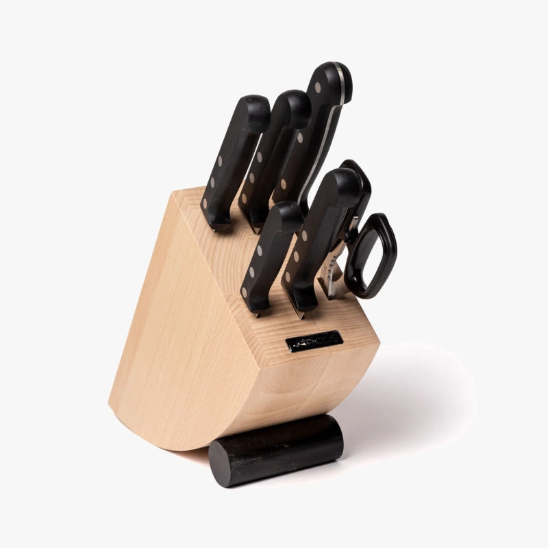 5 pcs. Universal Series Knives Set + Scissors + Block