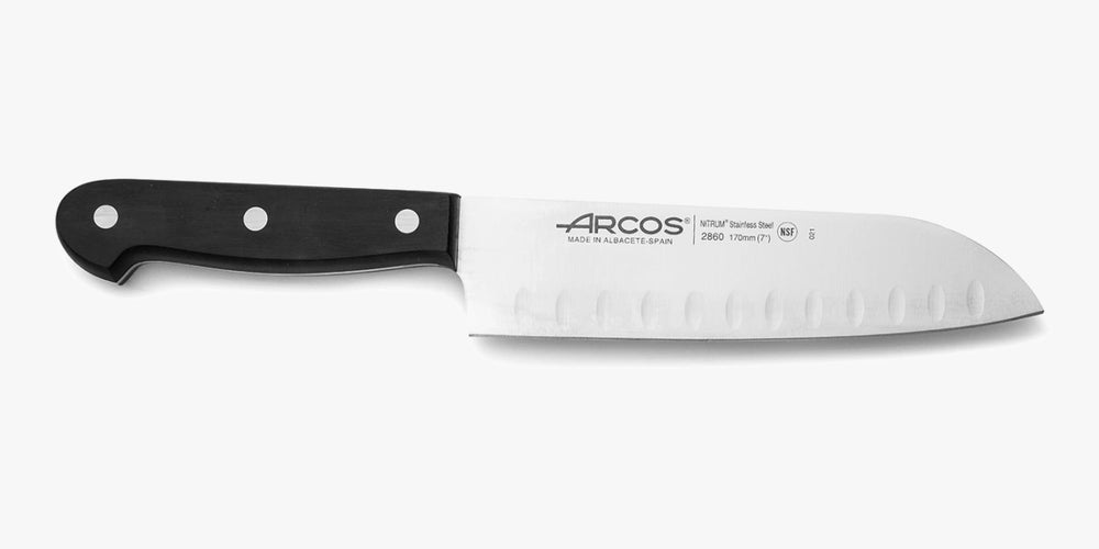 Cuchillo Santoku con Alveolos Serie Universal 170 mm