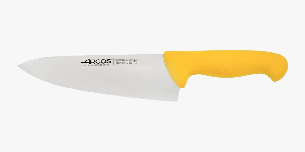 Coltello cucina colore giallo Serie 2900 200 mm