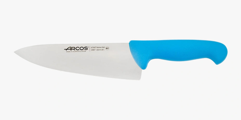 Cuchillo Cocinero color azul Serie 2900 200 mm