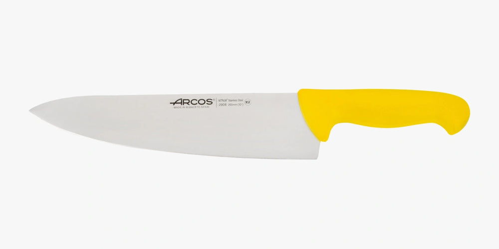 Kochmesser in Gelb aus der Serie 2900 250 mm