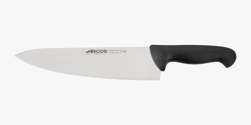 Cuchillo Cocinero color negro Serie 2900 250 mm