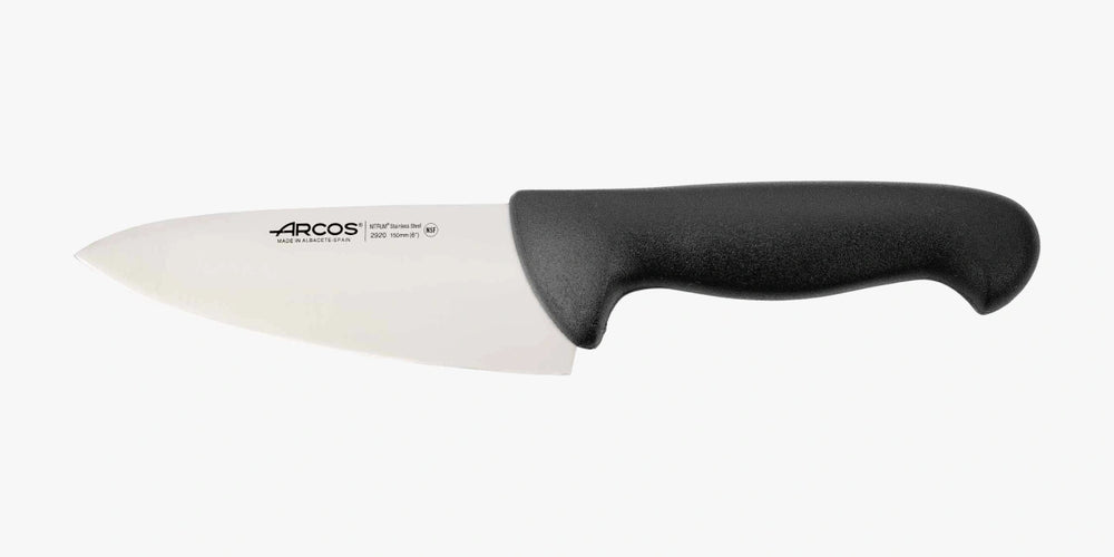 Kochmesser in Schwarz Serie 2900 150 mm