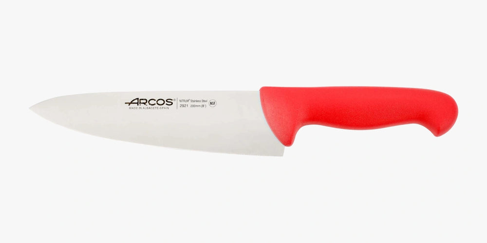 Kochmesser in Rot Serie 2900 200 mm