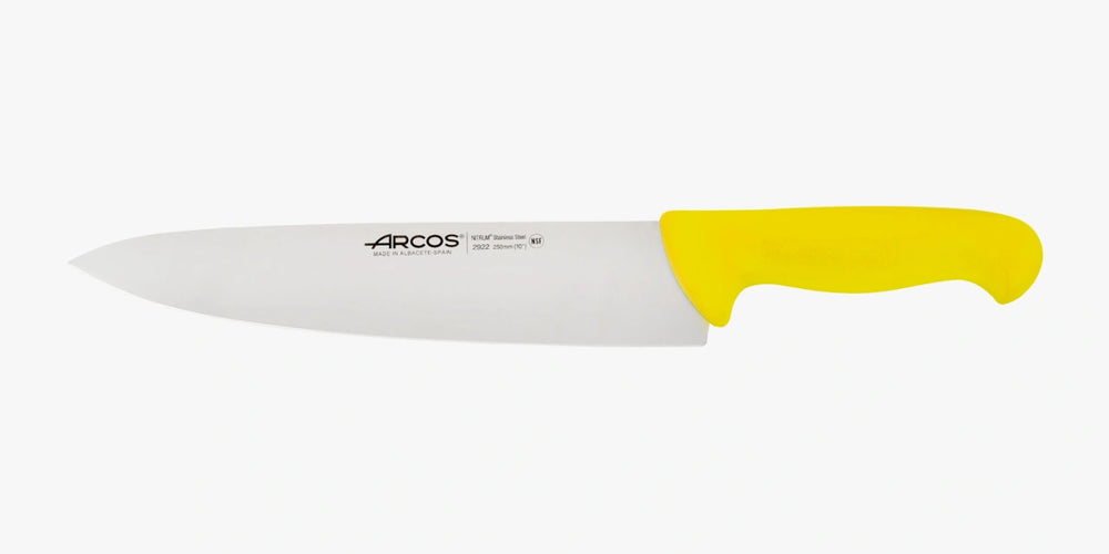 Kochmesser in Gelb Serie 2900 250 mm