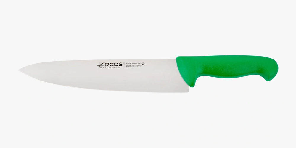 Kochmesser in Grün Serie 2900 250 mm