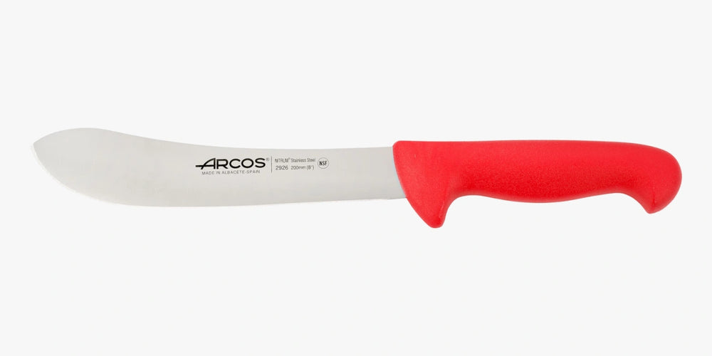 Cuchillo Carnicero color rojo Serie 2900 200 mm