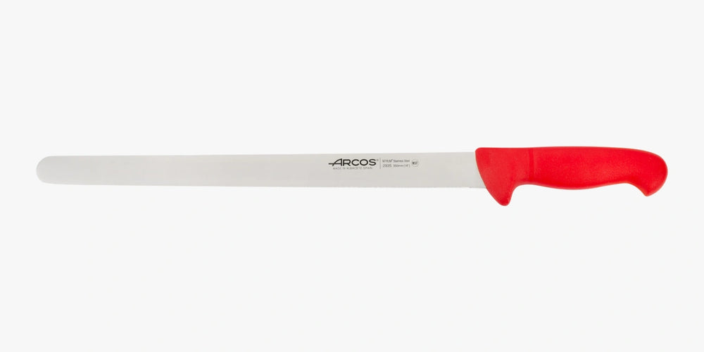 Cuchillo Fiambre color rojo Serie 2900 350 mm