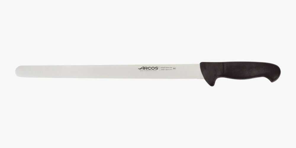 Coltello per affettare colore nero Serie 2900 350 mm