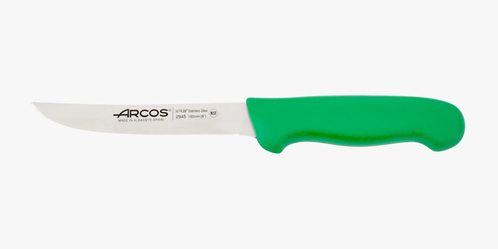 Cuchillo Deshuesador color verde  Serie 2900 160 mm