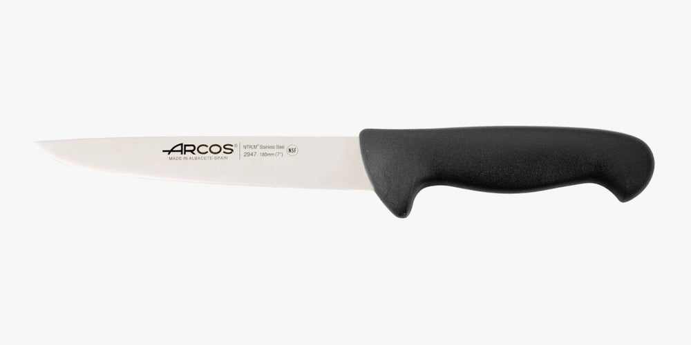 Fleischermesser in Schwarz Serie 2900 180 mm