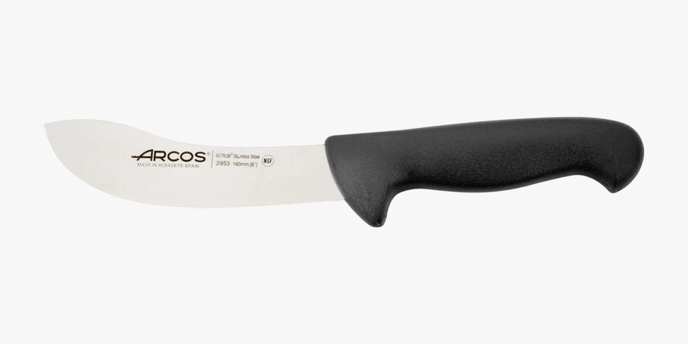 Cuchillo Despellejar color negro Serie 2900 160 mm