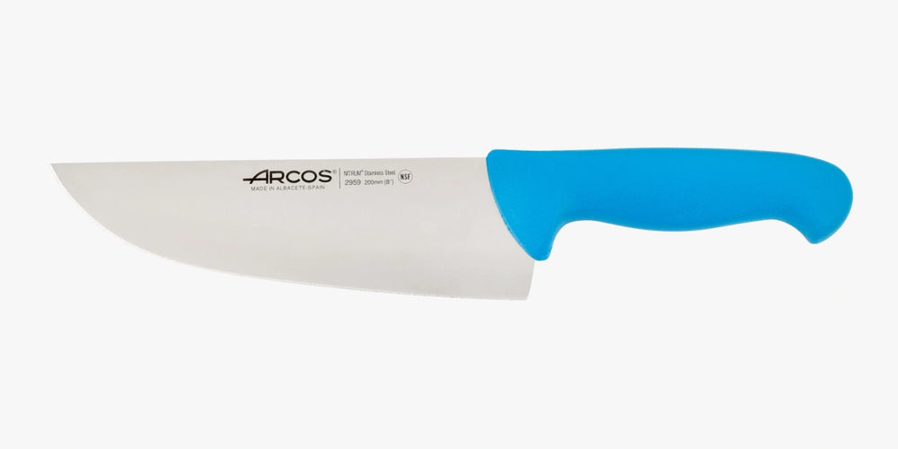 Cuchillo Carnicero color azul Serie 2900 200 mm