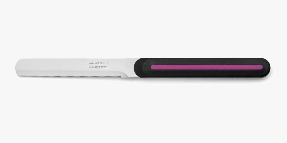 Coltello Colazione Nero-Fucsia 100 mm