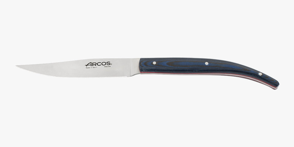Cuchillo chuletero The Origin Micarta Azul 110 mm