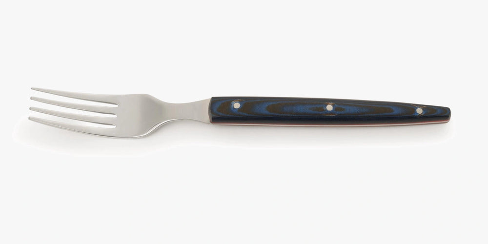 Steakgabel The Origin Micarta Blau 220 mm