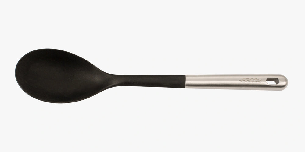 Stainless Steel and Silicone Spoon