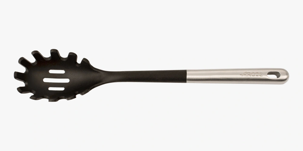 Cuchara 337 mm de Pasta Acero Inox y Silicona