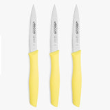 Set 3 couteaux d'office Nova Jaune Citron