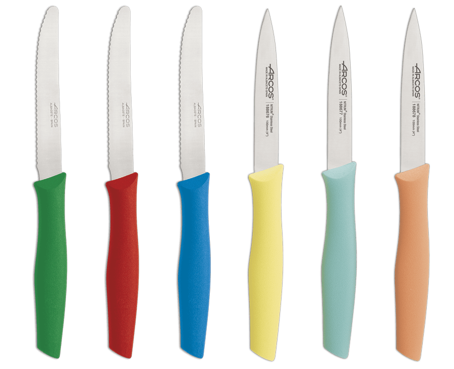 Set d’éplucheurs + couteaux de table à lame dentelée