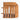Leather knife bag, 5-pc Manhattan series set