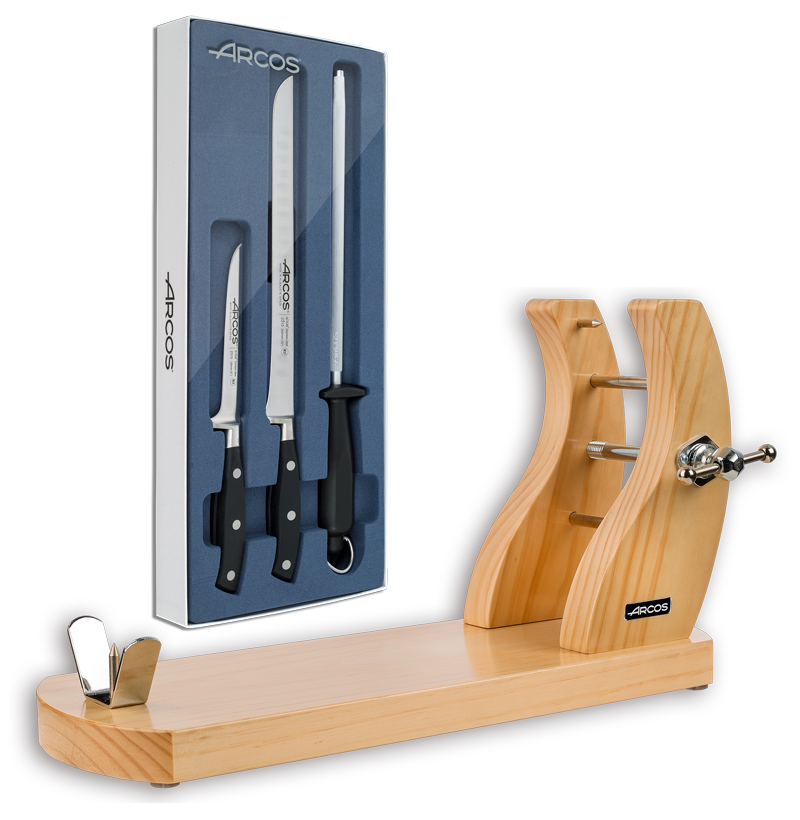 Set Prosciutto Serie Riviera e Supporto per Prosciutto