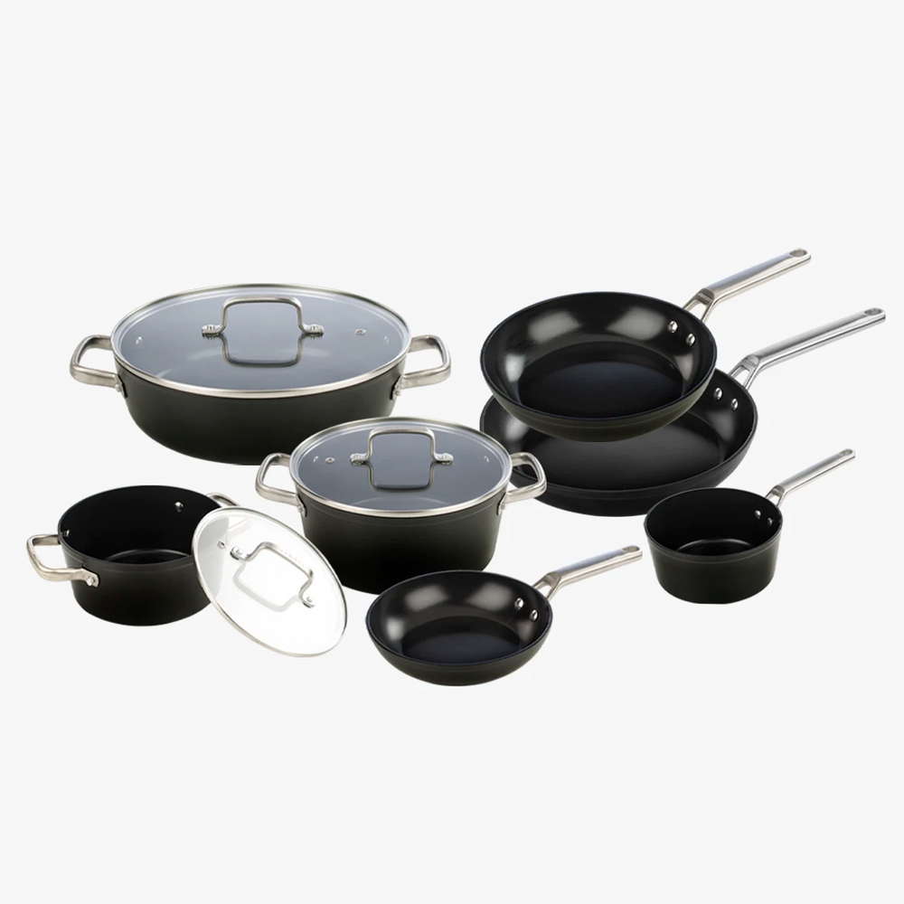 Komplettes Kochgeschirr-Set mit keramischer Antihaftbeschichtung der Serie Samoa